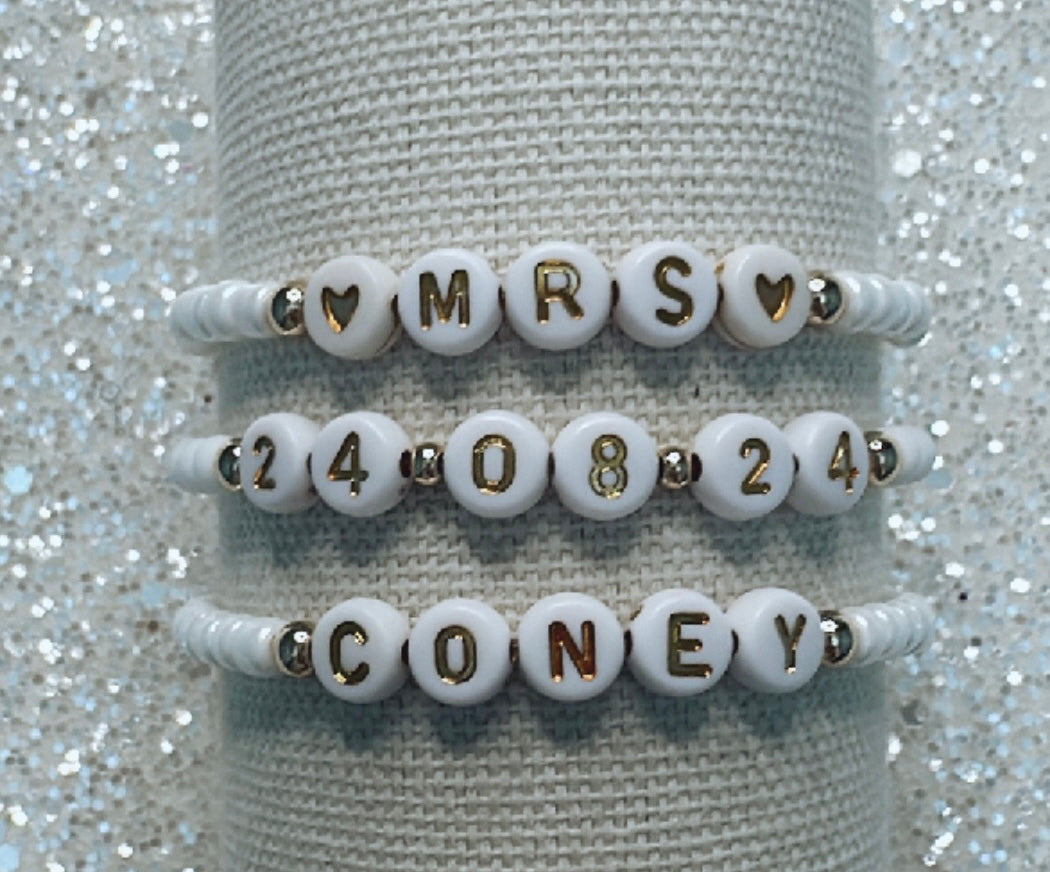 Mrs & Date Bracelet Stack