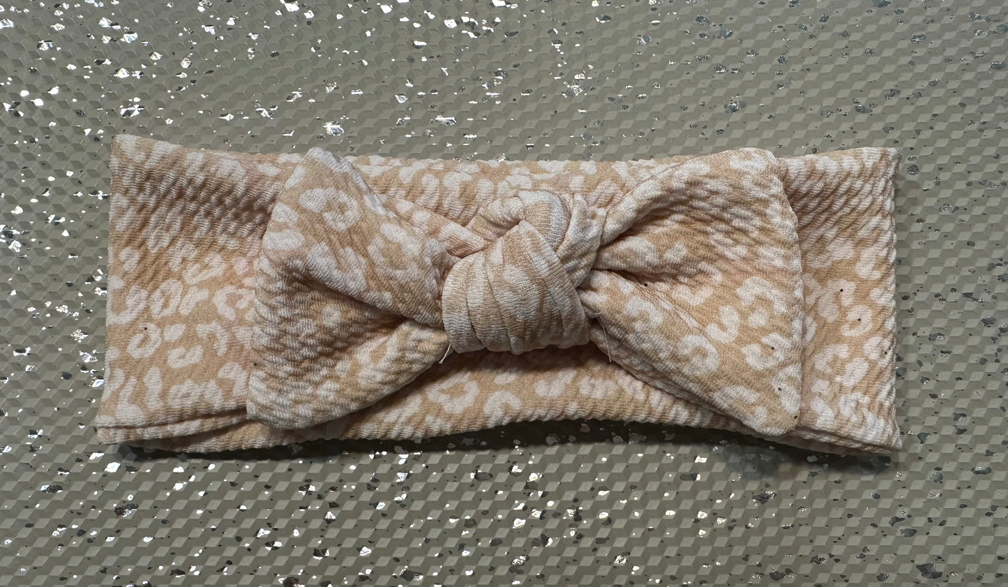 Blush Leopard Headband