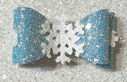 Christmas-Snowflake Bow