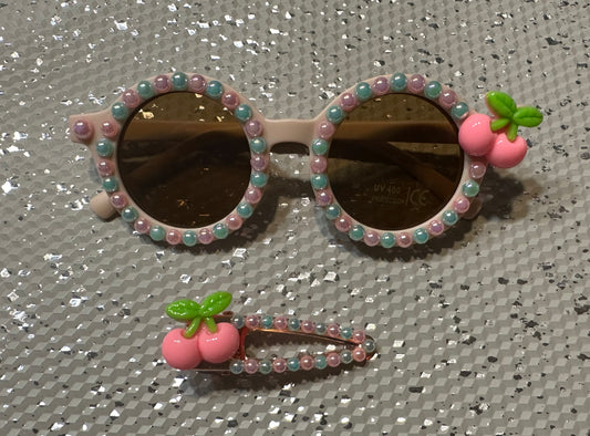 Sweet Cherry Sunglasses & Clip