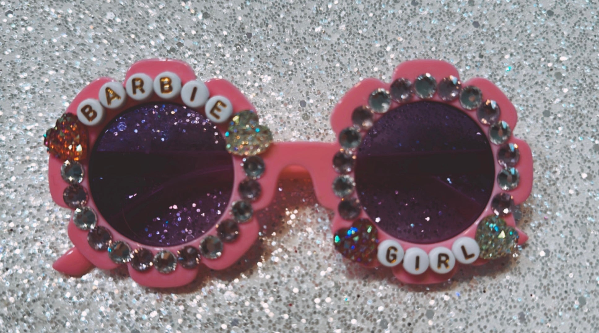 Barbie Girl Kids Sunglasses Squish Bear