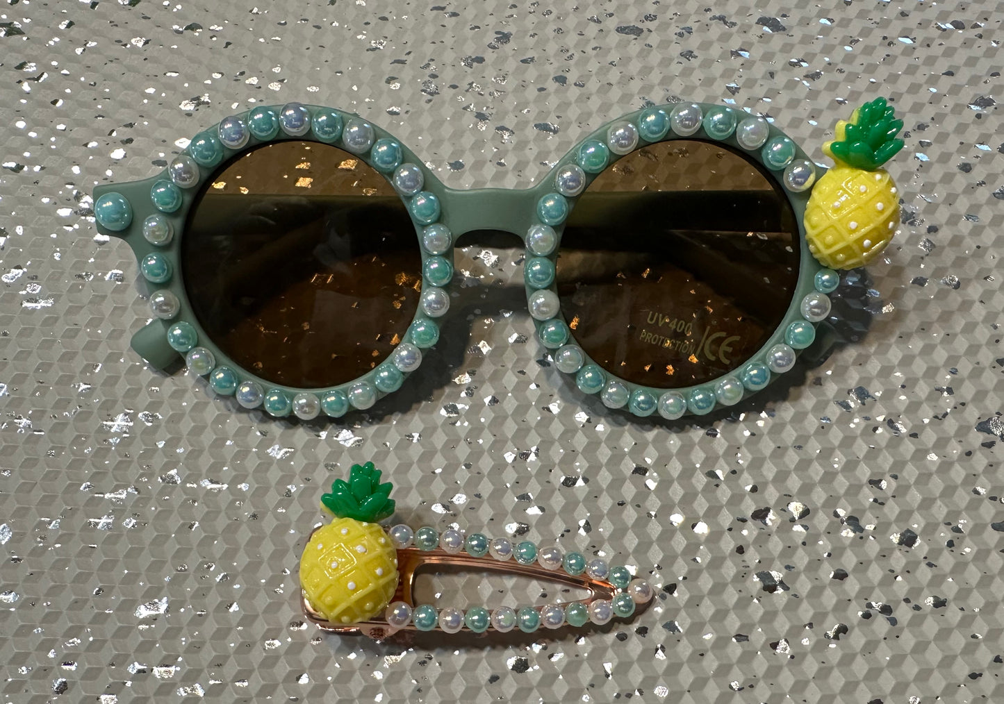 Pina Colada Sunglasses & Clip