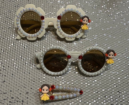 Rose Princess Sunglasses & Clip