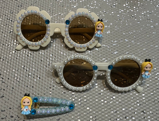 Heart Princess Sunglasses & Clip
